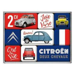 Magnes zestaw 9 szt Citroen 2CV C`est